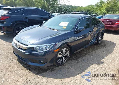 2017 Honda Civic Ex-T из США, поврежденный, VIN 2HGFC1F45HH659167